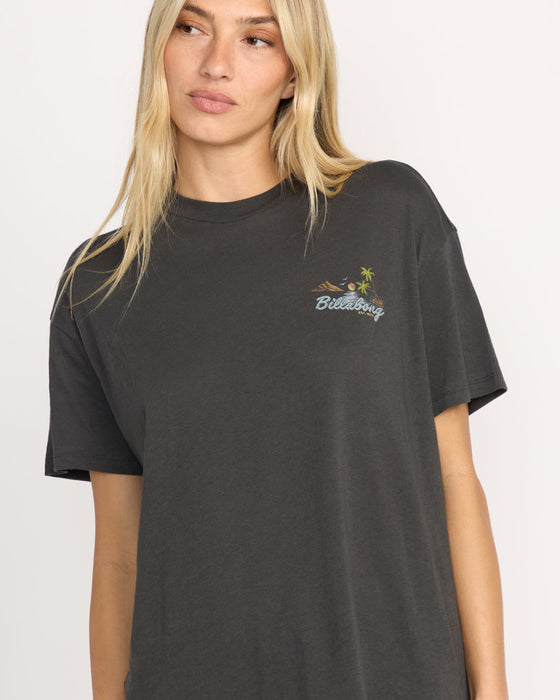 Billabong What A Vibe Tee-Off Black