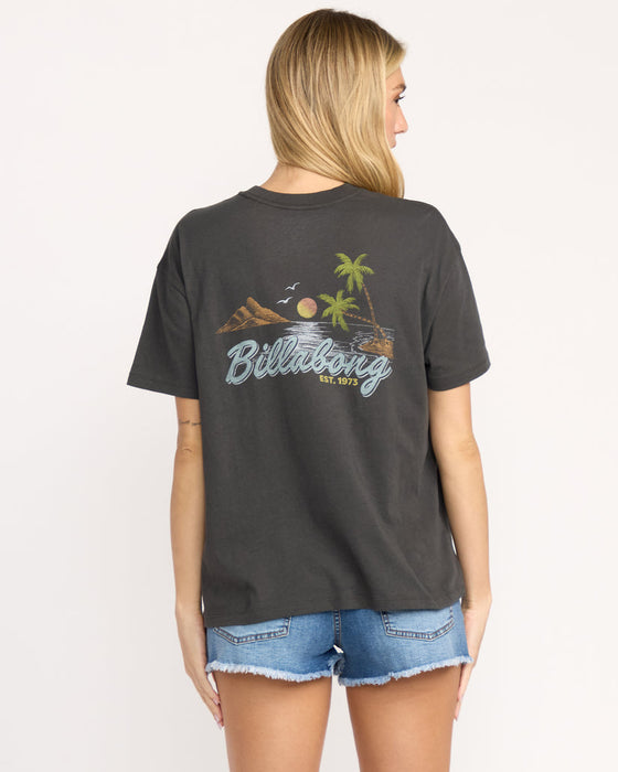Billabong What A Vibe Tee-Off Black