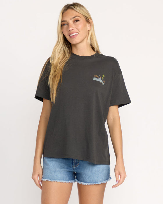Billabong What A Vibe Tee-Off Black