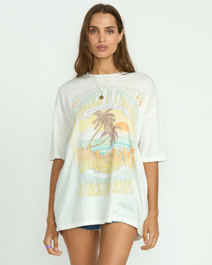Billabong Sunset Mindset Tee-Salt Crystal