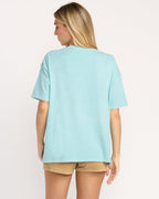 Billabong Daylight Blooms Tee-Misty Blue