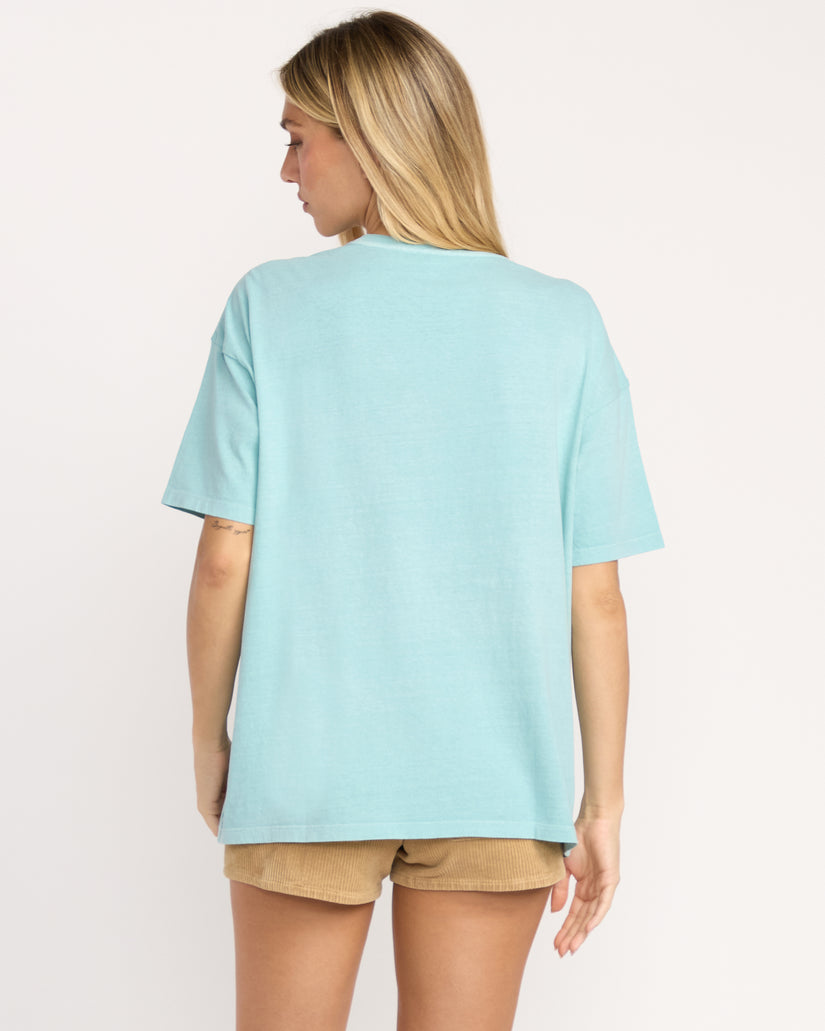 Billabong Daylight Blooms Tee-Misty Blue