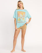 Billabong Daylight Blooms Tee-Misty Blue