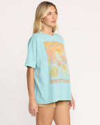 Billabong Daylight Blooms Tee-Misty Blue
