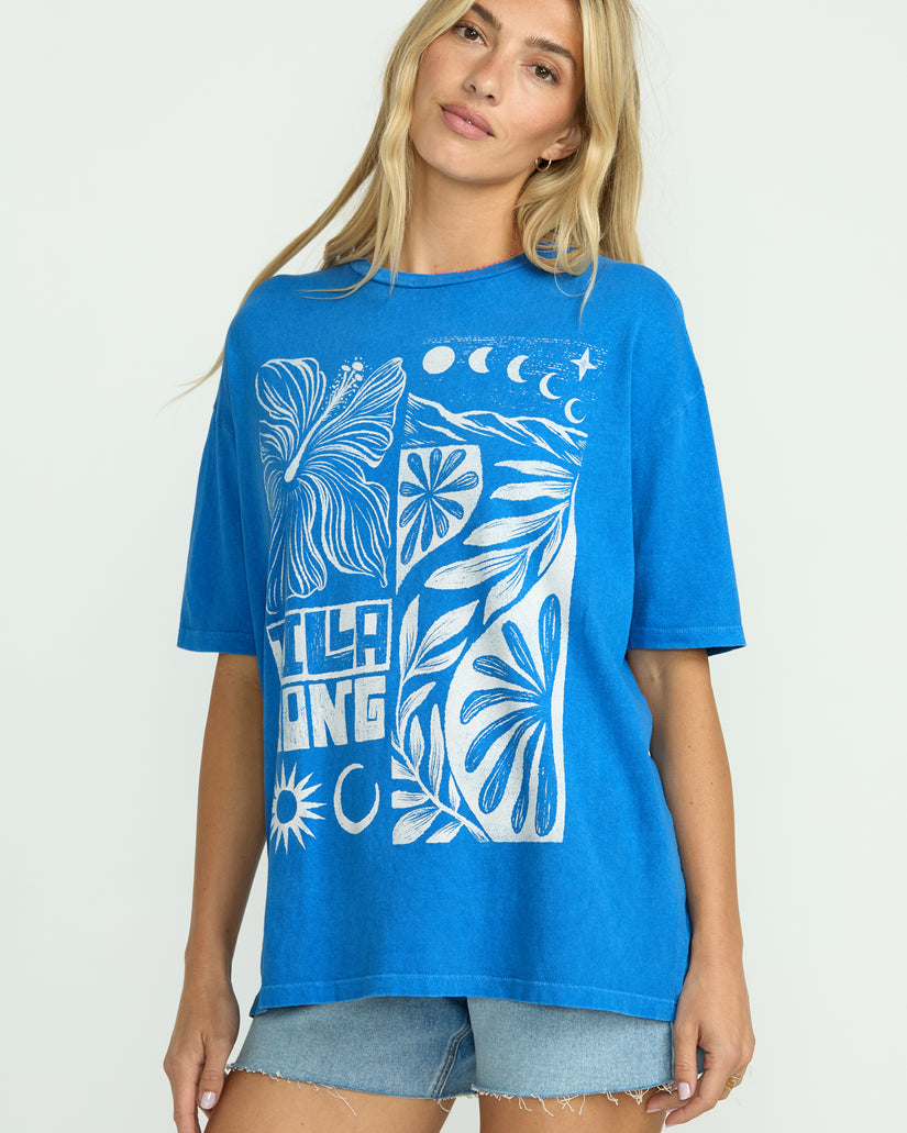 Billabong Summer Nights Tee-True Blue
