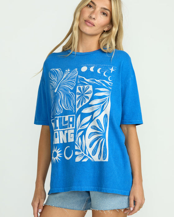 Billabong Summer Nights Tee-True Blue