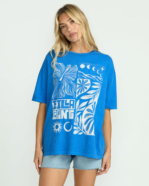 Billabong Summer Nights Tee-True Blue