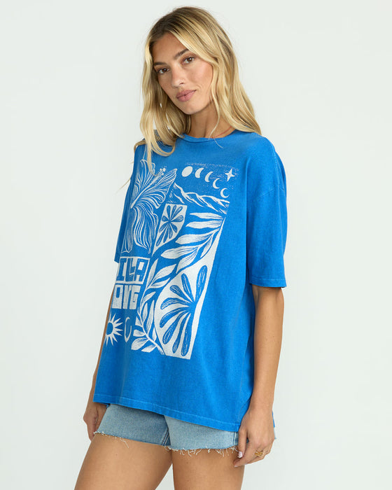 Billabong Summer Nights Tee-True Blue