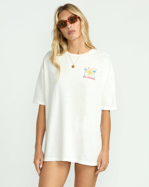 Billabong Hot Haze Tee-Salt Crystal