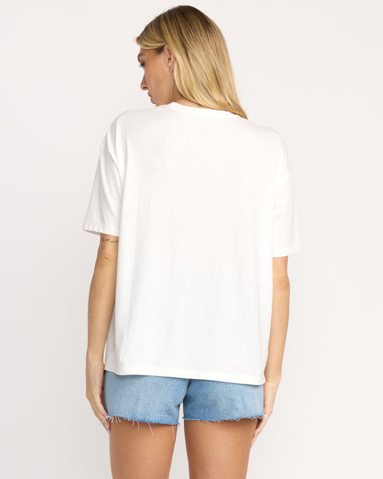 Billabong Where Suns Collide Tee-Salt Crystal