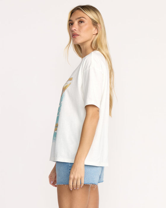 Billabong Where Suns Collide Tee-Salt Crystal