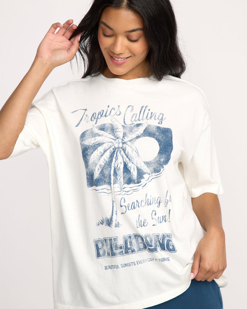 Billabong This Sunny Time Tee-Salt Crystal