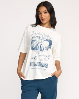 Billabong This Sunny Time Tee-Salt Crystal