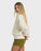 Billabong Classic Feels Half Zip Sweatshirt-White Cap