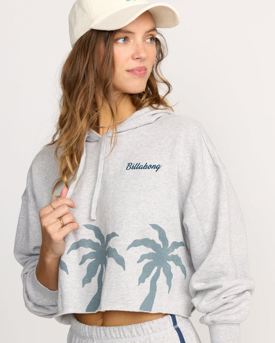 Billabong Triple Palms Sweatshirt-Heather Grey