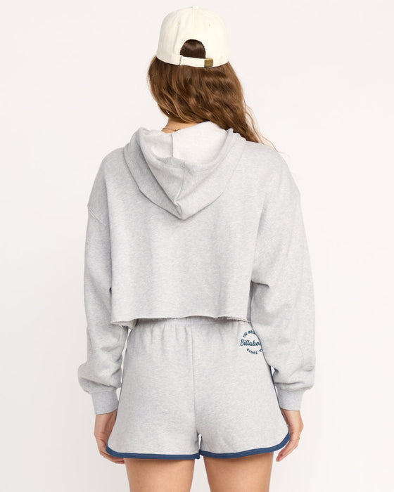 Billabong Triple Palms Sweatshirt-Heather Grey