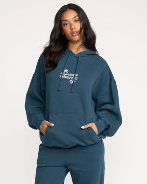 Billabong Best Wishes Hooded Sweatshirt-Navy