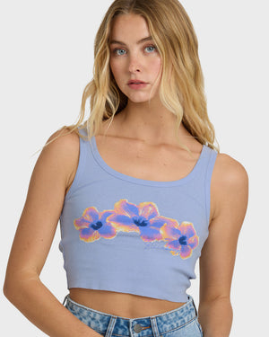 Billabong Paradise Trio Tank-Twilight Blue— Alternate View