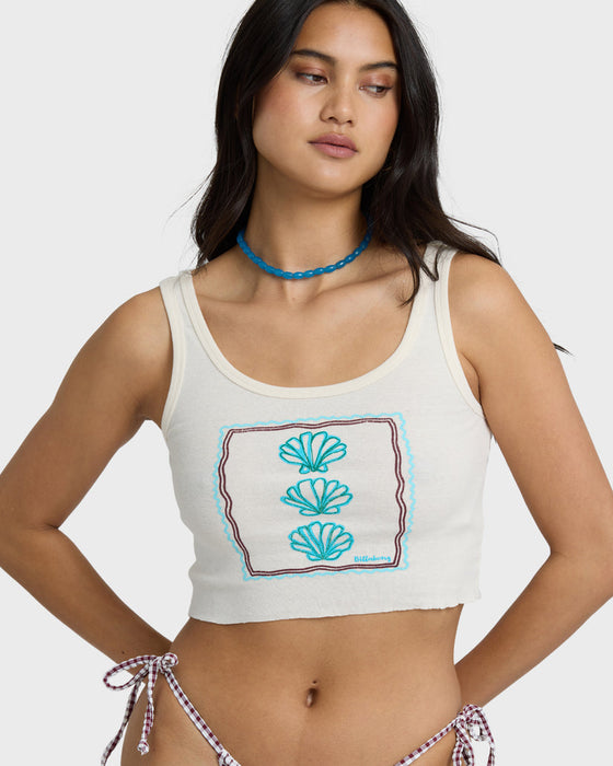 Billabong Wind Drifter Tank-White Cap
