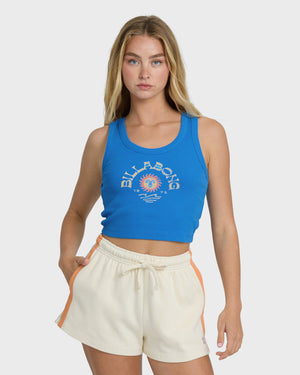 Billabong Sunset Horizons Tank-True Blue