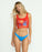 Billabong Hot Daze Tank-Red Aloha