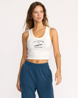 Billabong Sure Feelings Tank-Salt Crystal