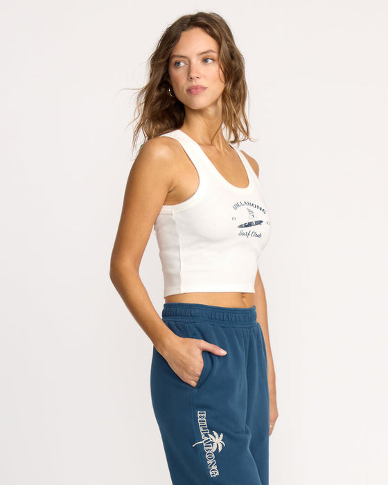 Billabong Sure Feelings Tank-Salt Crystal