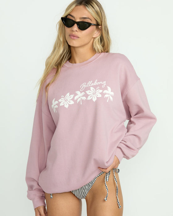 Billabong Ride In Crew Sweatshirt-Haze
