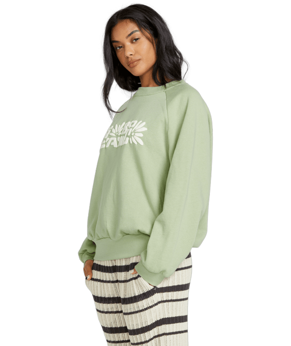 Billabong The Waves Crew Sweatshirt-Pistachio