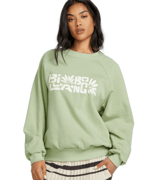 Billabong The Waves Crew Sweatshirt-Pistachio