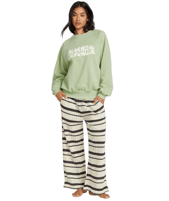 Billabong The Waves Crew Sweatshirt-Pistachio