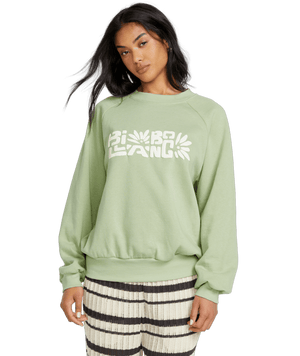 Billabong The Waves Crew Sweatshirt-Pistachio