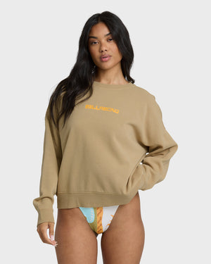 Billabong Echo Crew Sweatshirt-Stone