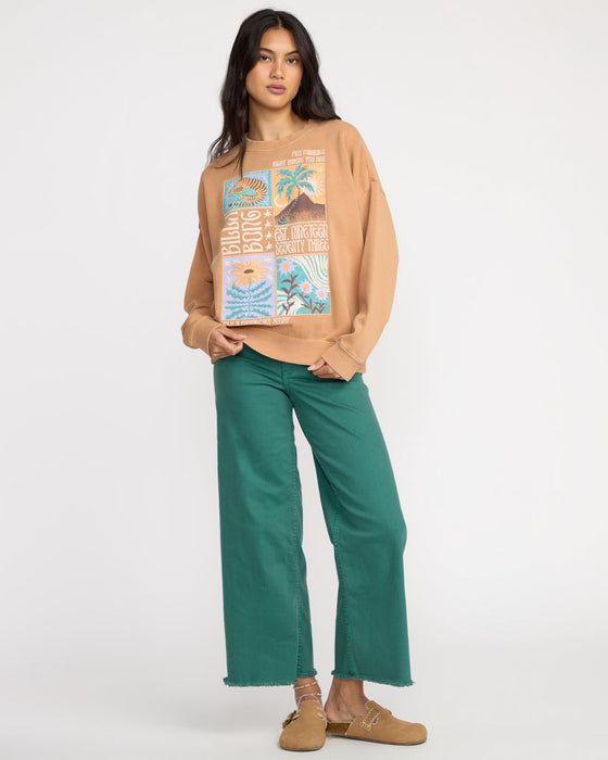 Billabong Echo Crew Sweatshirt-Dusty Trails