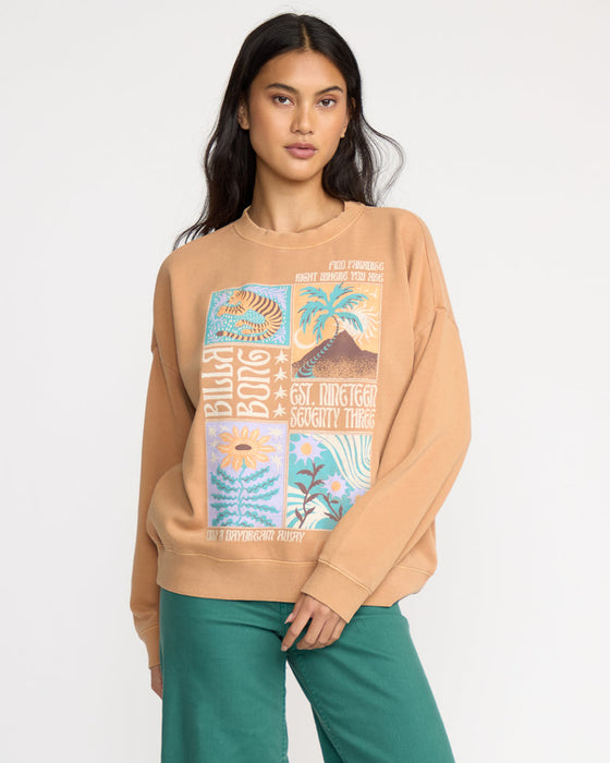 Billabong Echo Crew Sweatshirt-Dusty Trails