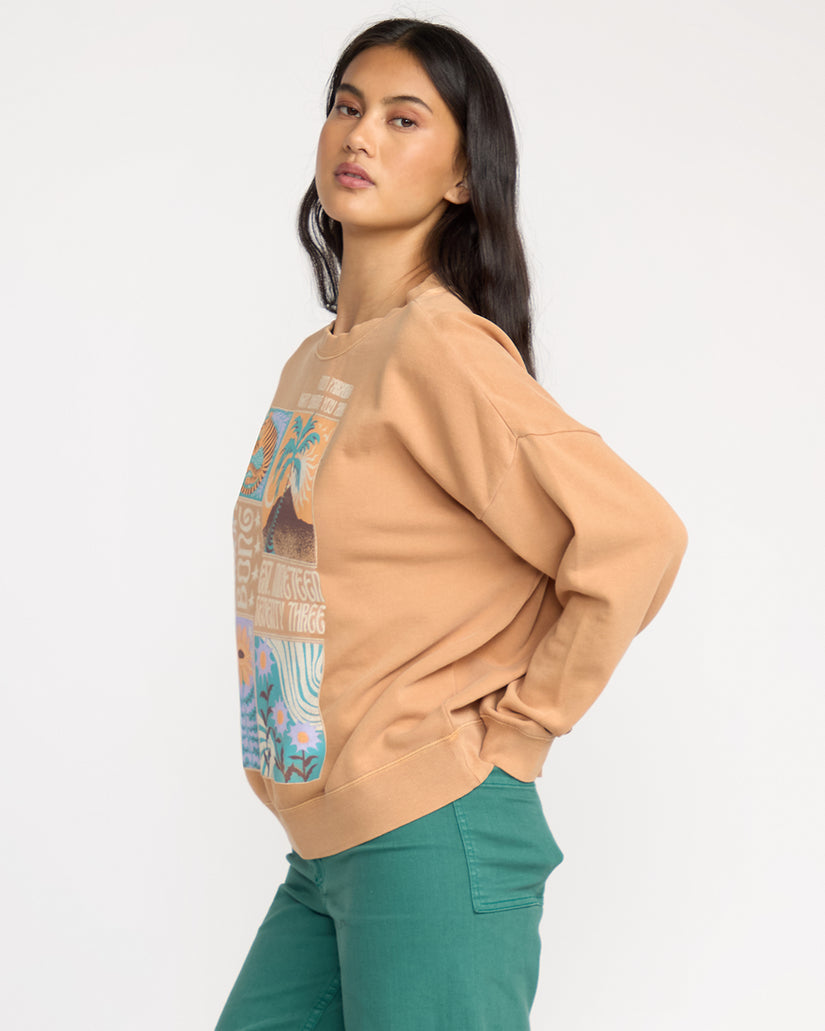 Billabong Echo Crew Sweatshirt-Dusty Trails