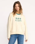 Billabong Triple Palms Crew Sweatshirt-White Cap