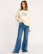 Billabong Triple Palms Crew Sweatshirt-White Cap