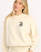 Billabong Sun Wave Livin Kendal Crew Sweatshirt-Whitecap