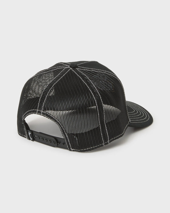 Billabong Peaked Trucker Hat-Black