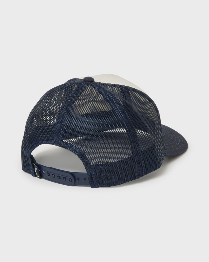 Billabong Walled Trucker Hat-Navy/White