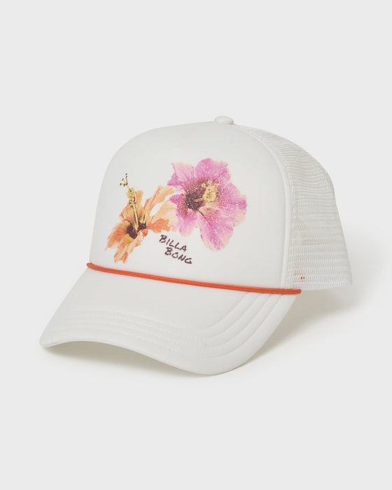 Billabong Grampa Trucker Hat-Salt Crystal