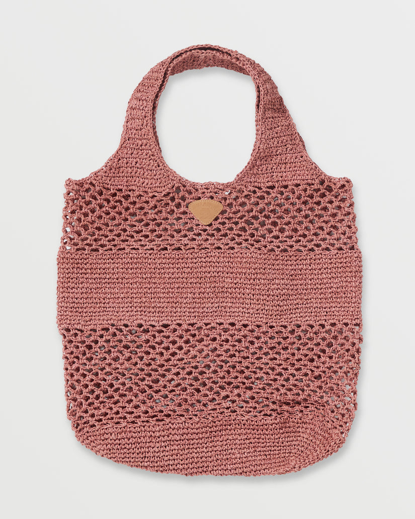 Billabong Chia Coast Tote Bag-Dark Coral