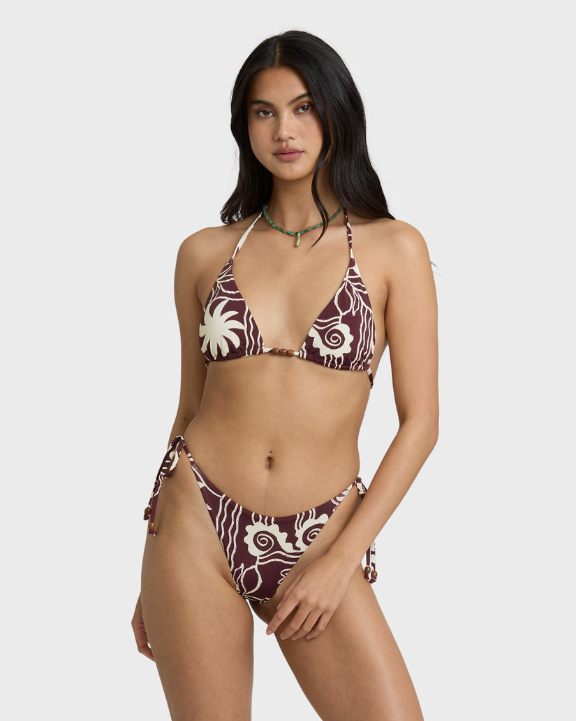 Billabong Sol Playa Remi Tri Top-Red Dahlia
