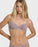 Billabong Mini Wave Check Underwire Top-Red Dahlia