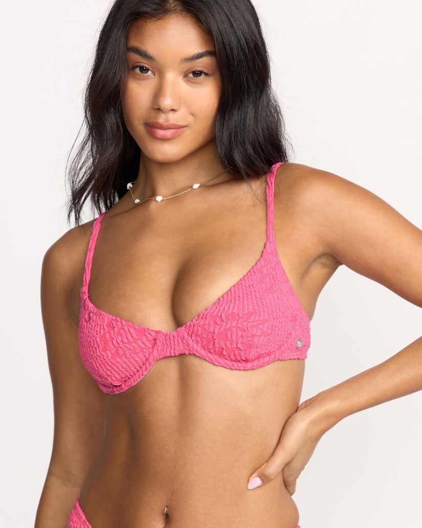Billabong Were Wild Demi Uwire Top-Paradise Pink