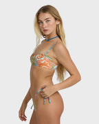 Billabong Le Surf Rev Mila Bralette Top-Orange Multi