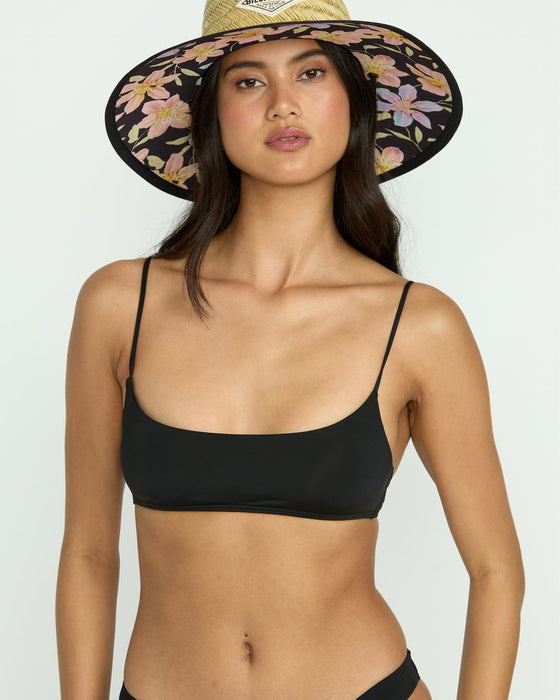 Billabong Sol Searcher Jaclyn Crop Top-Black Pebble