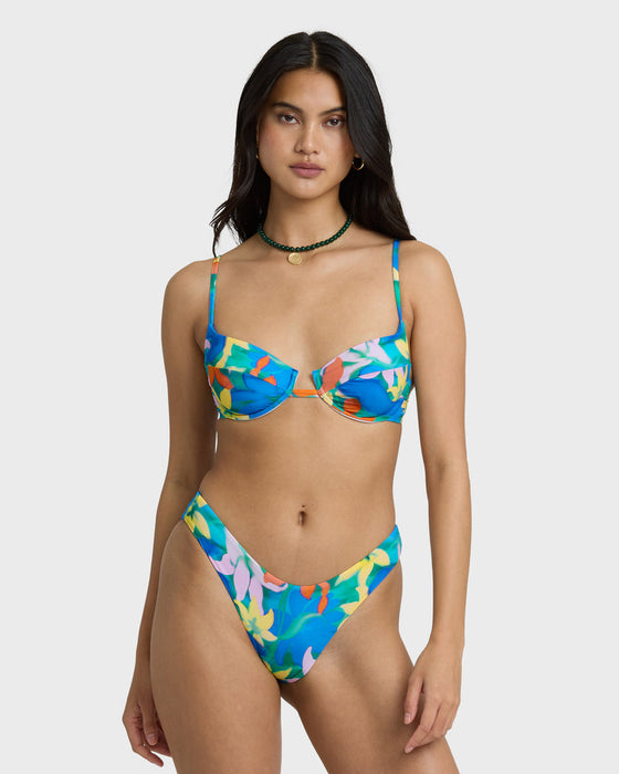 Billabong Agua Flores Bondi Bottom-Blue Multi