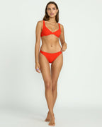 Billabong Red Aloha Tropic Bottom-Red Aloha